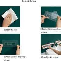 **NET**Bathroom Corner Punch-Free Rack Shampoo Storage Rack Holder with Suction Cup / 891231