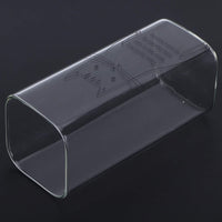 **NET**Clear Square Tall Glass Drinkware Cup Printed Cute Animal Pattern 400ml / 9961409446046