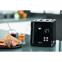 Tefal Smart’n Light 2 Slice Digital Toaster Black / TT640840