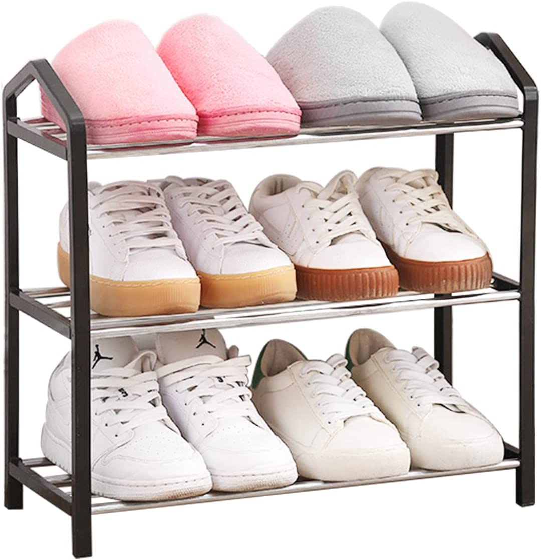 3 Layer Shoe Stand Stackable Shoe Rack Organizer Slipper Rack