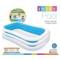 (NET) Intex 56483 Swim Center Inflatable Family Swimming Pool