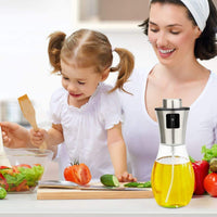 Olive Oil Sprayer Glass Bottle 200ml Kitchen Cooking Tools / 6665489543215