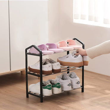 3 Layer Shoe Stand Stackable Shoe Rack Organizer Slipper Rack