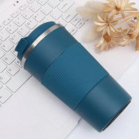 **(NET)**Stainless Steel Travel Coffee Mug Vacuum Insulated Reusable Coffee Tumbler Cup 510ml