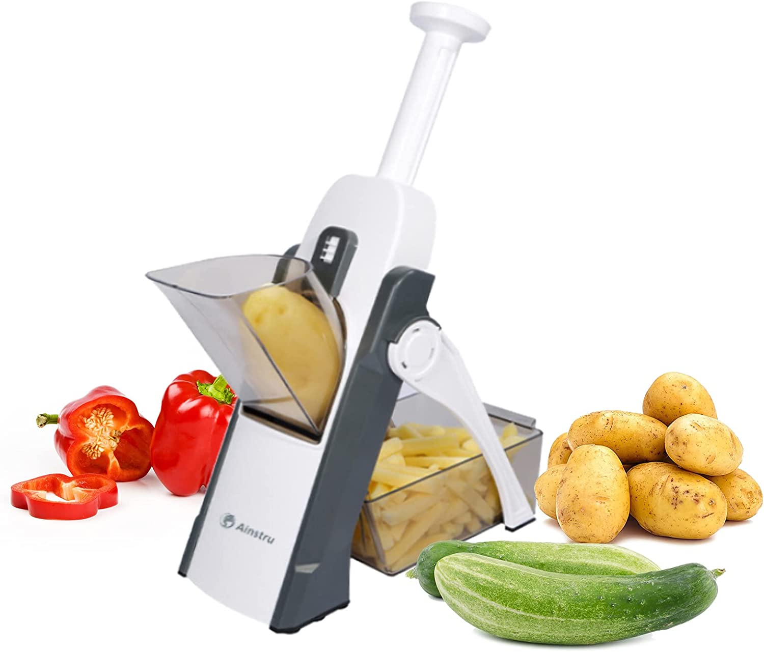 Multi-purpose Vegetable Chopper Slicer Adjustable Vegetable Cutter Safe for Kitchen / 6901234567892