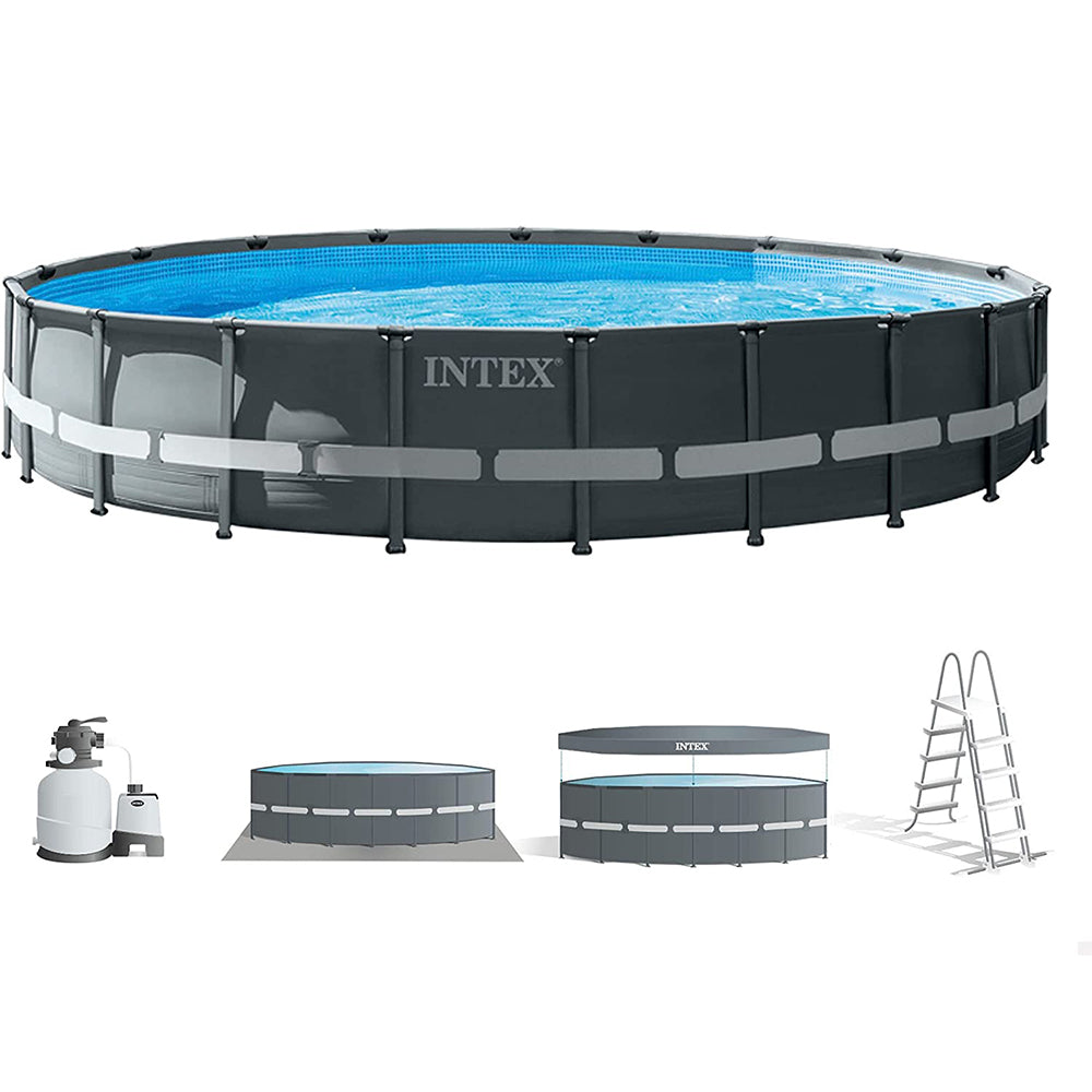 (NET) Intex 26334 Ultra XTR Frame Pool Set  6.10m x 1.22m