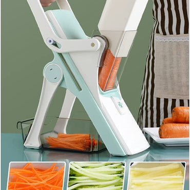 **(Net)** - Multifunction Meat Cutter Vegetable Fruit Slicer Grater Manual Food Chopper Set