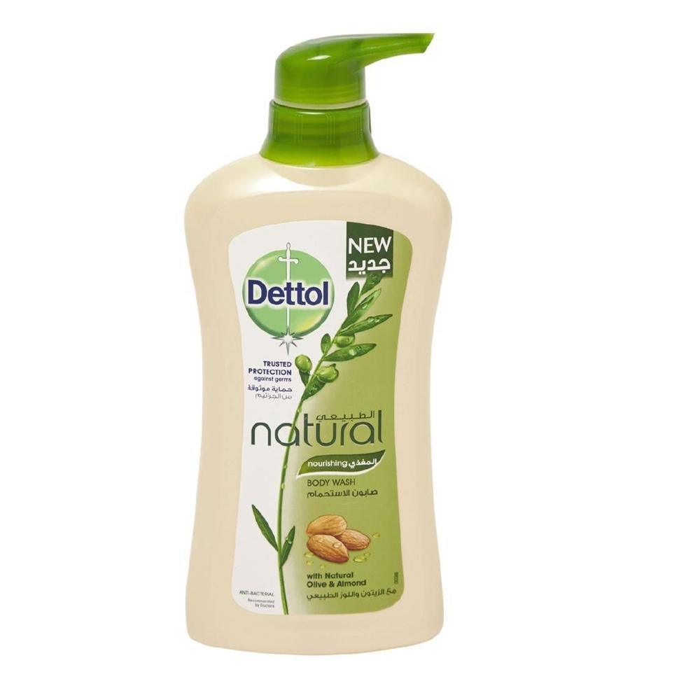 Dettol Anti-Bacterial Body Wash With Natural Olive & Almond Oil 500ml.