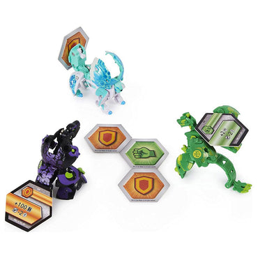 BAKUGAN Spin Master Gear-Up Pack with 3 exclusive Armored Alliance Ultra Bakugan Ultra and 3 sets of Baku-Gear - Karout Online -Karout Online Shopping In lebanon - Karout Express Delivery 