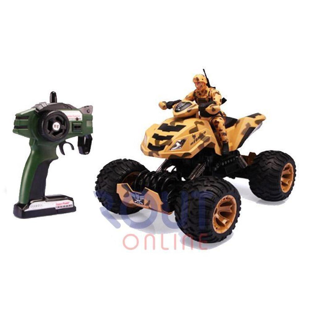 R/c 4Wd Military Beige Army Toys & Baby