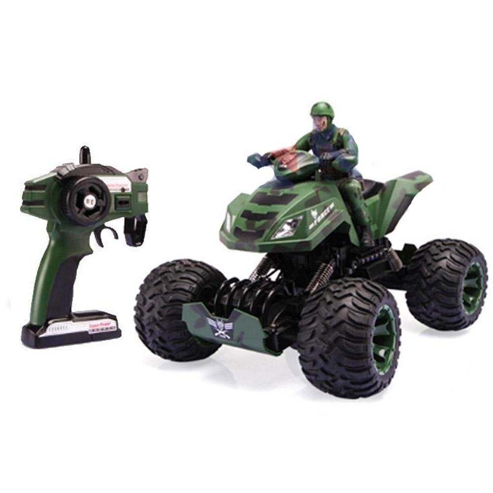 R/c 4Wd Military Dark Green Toys & Baby