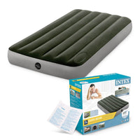 Intex Dura Beam Series Classic Downy Airbed  99 x 191 x 25 cm - Karout Online -Karout Online Shopping In lebanon - Karout Express Delivery 