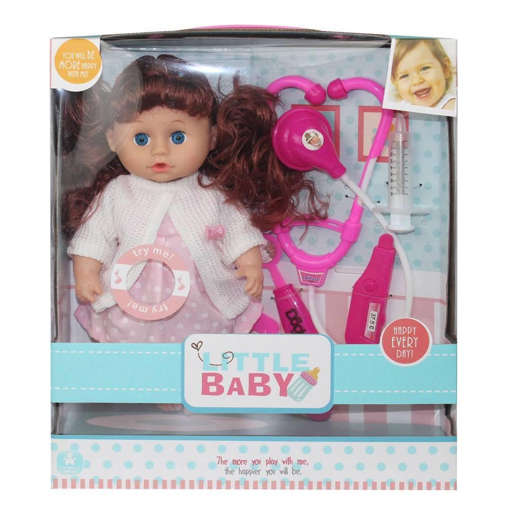 12 Inches Little Baby Doll With Sound.