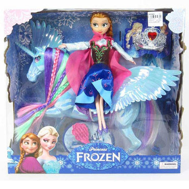 Frozen Doll With Horse And Accessories.