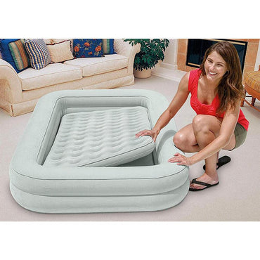 Intex Inflatable Airbed kids Travel Bed With Hand Pump - Karout Online -Karout Online Shopping In lebanon - Karout Express Delivery 