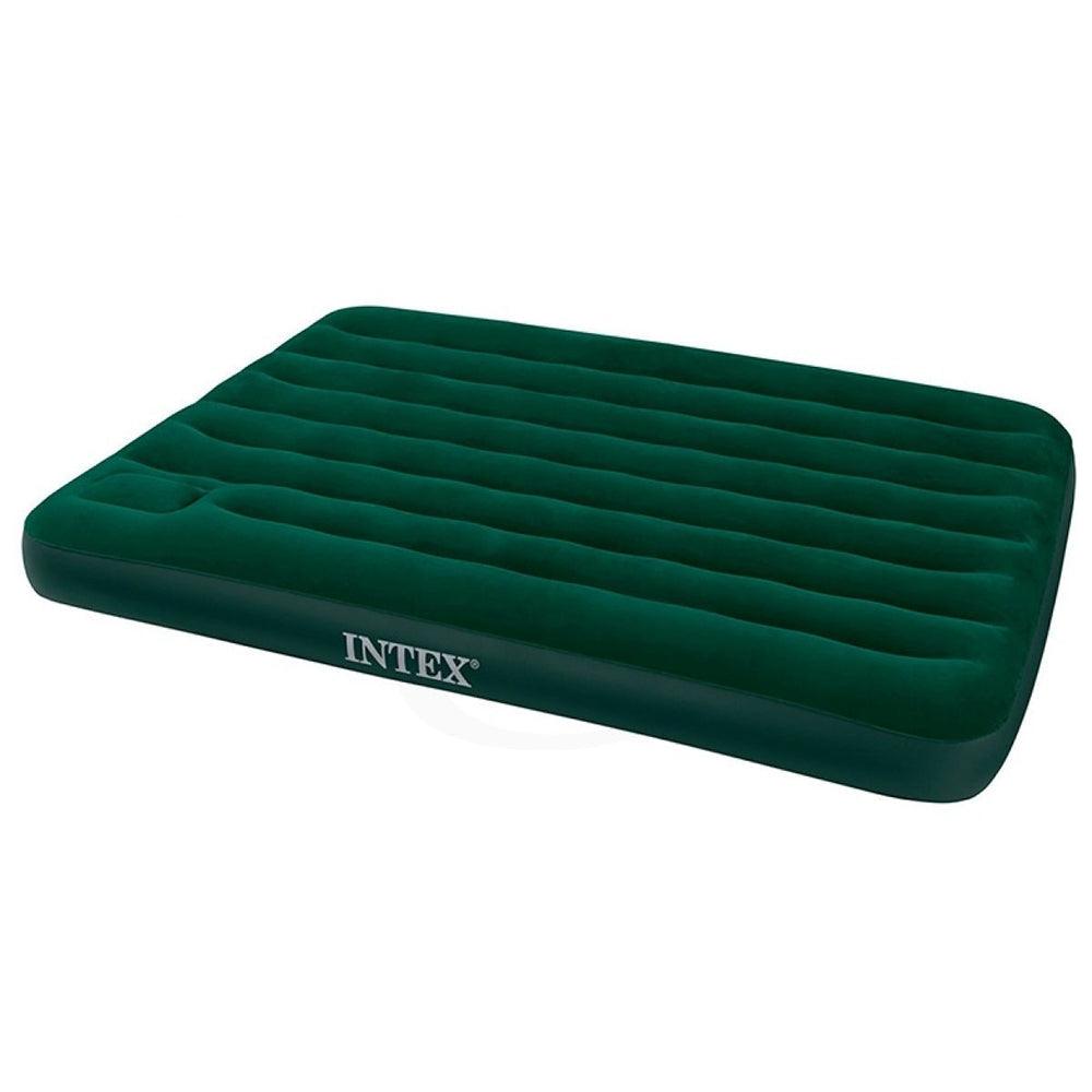Intex Downy Air bed Full Size With Built in Foot Pump - Karout Online -Karout Online Shopping In lebanon - Karout Express Delivery 