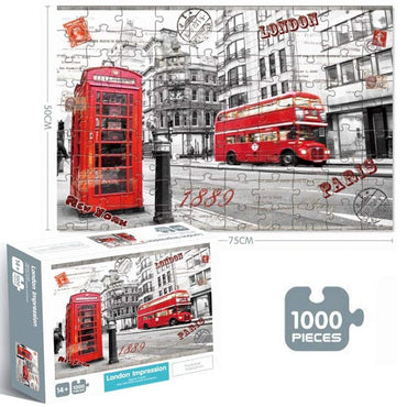 London Impression 1000 Piece Jigsaw Puzzle Kids & Adult Toys Baby