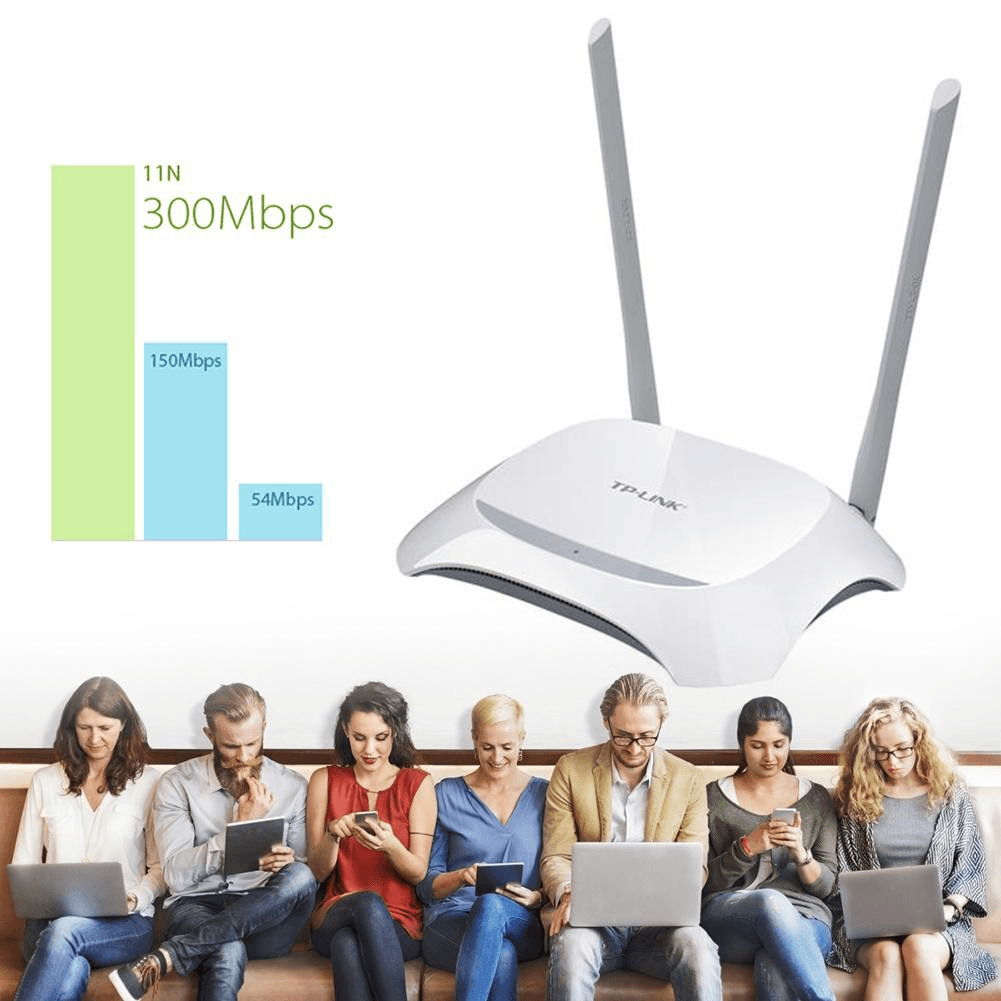 Tp Link TL WR841N 300Mbps Wireless N Router / WiFi Router / Router/Repeater AP 3 In One - Karout Online -Karout Online Shopping In lebanon - Karout Express Delivery 