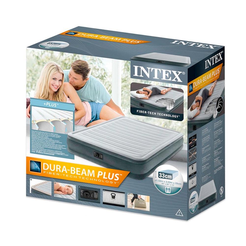 Intex Queen Dura Beam Mid Rise Airbed - Karout Online -Karout Online Shopping In lebanon - Karout Express Delivery 