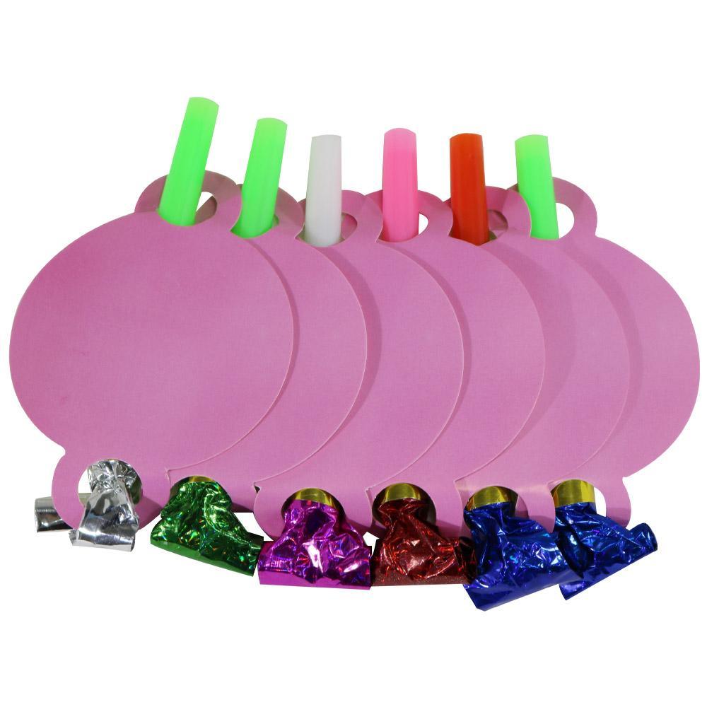Birthday- Pink Blowouts ( 6Pcs) / Ab-123 Birthday & Party Supplies