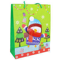 Christmas Gift Bag 23.5 x 18 x 8 Cm.