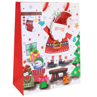 Christmas Gift Bag 23.5 x 18 x 8 Cm.