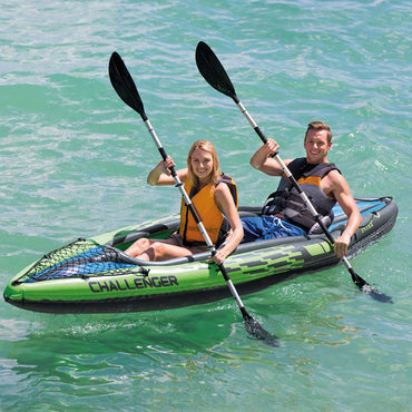 Intex Challenger Kayak Inflatable Set / 68306B - Karout Online -Karout Online Shopping In lebanon - Karout Express Delivery 