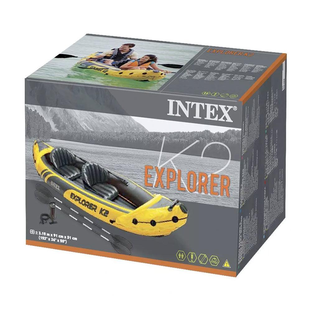 Intex Explorer K2 Kayak Canoe Body Inflatable / 68307B - Karout Online -Karout Online Shopping In lebanon - Karout Express Delivery 