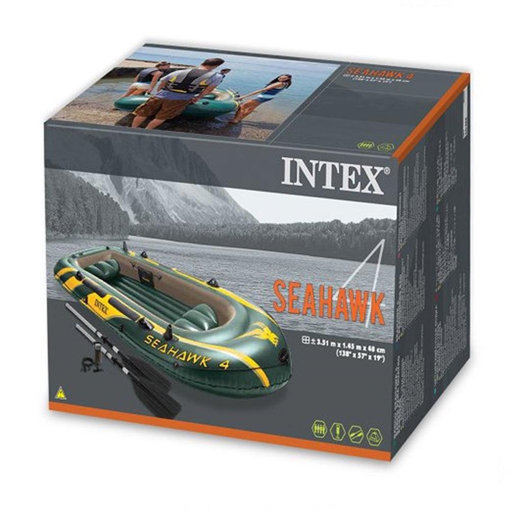 Intex Inflatable Seahawk 4 Boat - Karout Online -Karout Online Shopping In lebanon - Karout Express Delivery 
