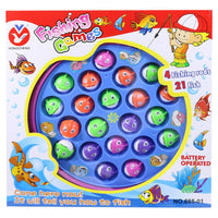 Fishing Game Toy Set with 21 Fish and 4 Fishing Poles - Karout Online -Karout Online Shopping In lebanon - Karout Express Delivery 