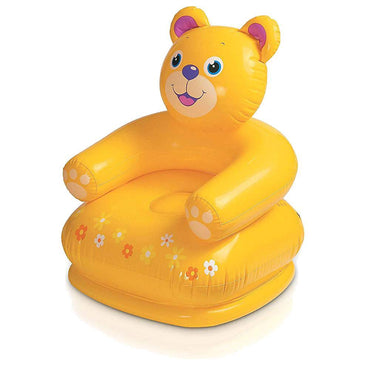 Intex 68556 Inflatable Happy Animal Chair For Kids Bear Summer