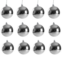 Christmas Decoration Ball 3 Cm (Set of 12)- Silver.
