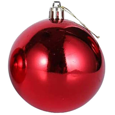 Christmas Decoration Ball 15 Cm1 Piece- Red.