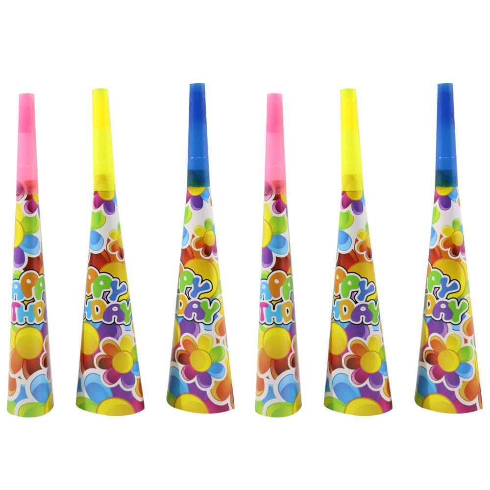 Birthday Paper Horn Flower / Colorful Birthday & Party Supplies