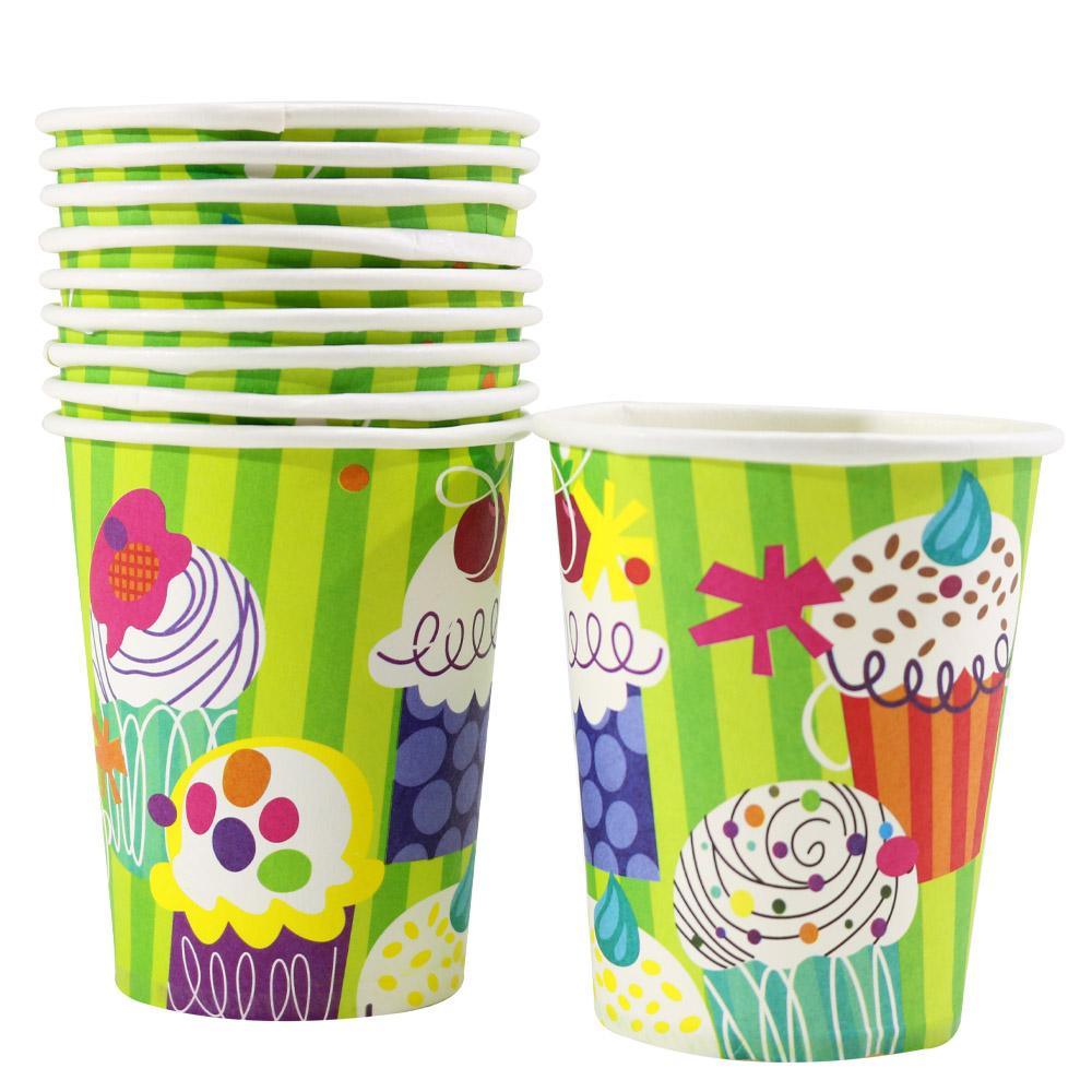 Cupcake Party- Paper Cups (10 Pcs) Birthday & Party Supplies