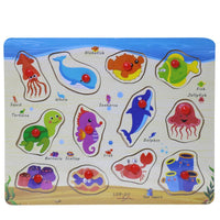 Play And Learn Wooden Puzzle Underwater Animals/ L28-20 Toys & Baby