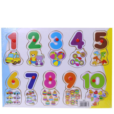 Play And Learns Wooden Puzzle Numbers 0-10 Toys & Baby