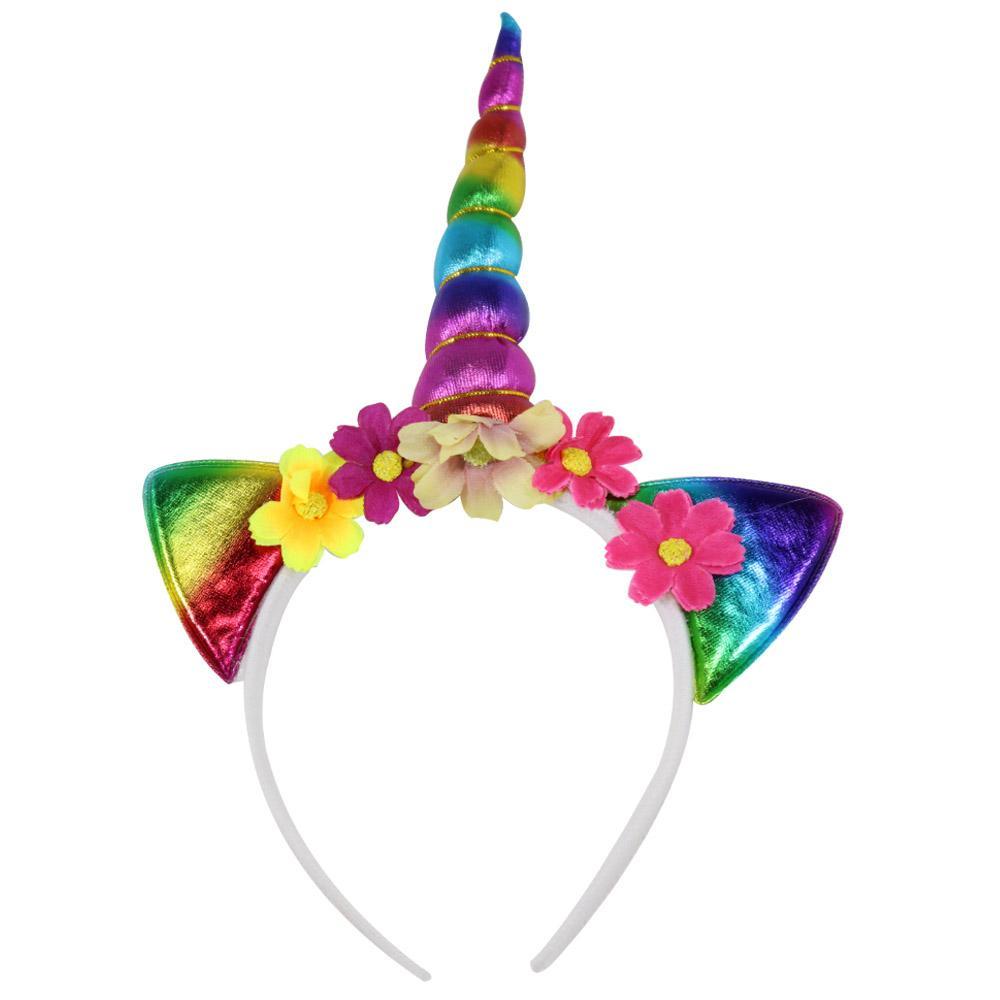 Glitter Unicorn Hair Band / Q-550 Colorful Birthday & Party Supplies