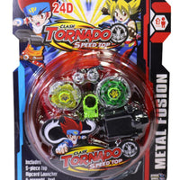 Beyblade Tornado Metal Fusion 8D Speed Top Set Green & Yellow Toys Baby