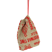 Christmas Straw Gift bag 17 x 12 cm.