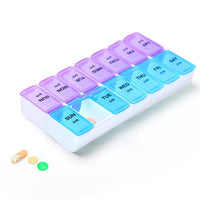 Weekly Pill Box 7 Days Tablets Organizer Twice A Day / KC-140 - Karout Online -Karout Online Shopping In lebanon - Karout Express Delivery 