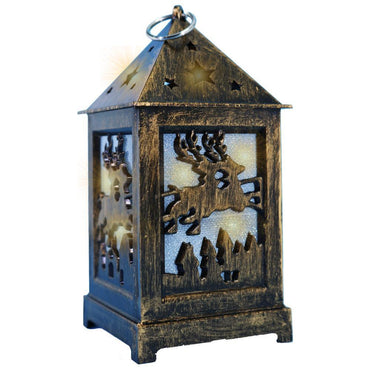 Christmas Light Up Lantern 15 cm.