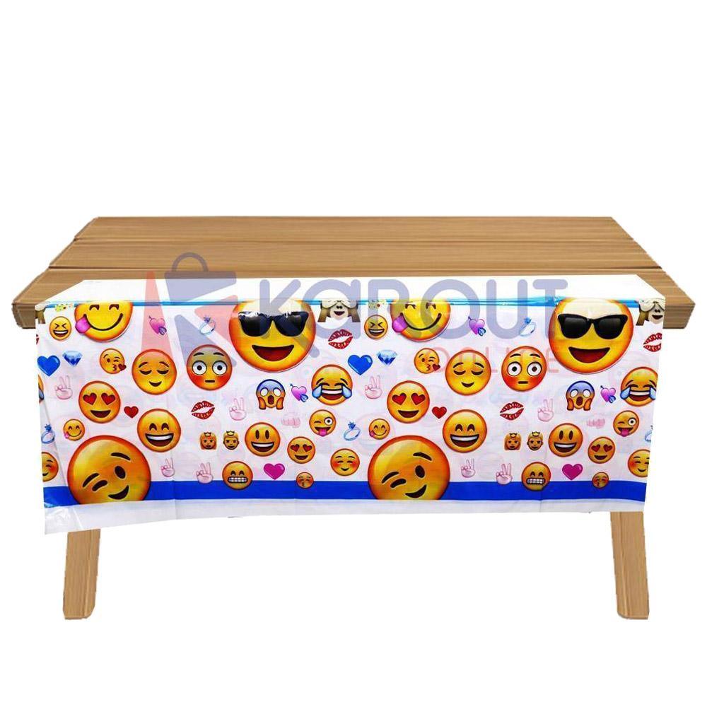 Emoji Party- Table Cover (108*180 Cm )/ E-95 / H-160/751607 Birthday & Party Supplies