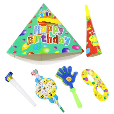 Birthday - Set (6 Pcs ) / E-117 416120 Green Birthday & Party Supplies