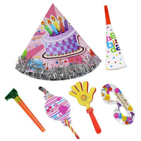 Birthday - Set (6 Pcs ) / E-117 416120 Purple Cake Birthday & Party Supplies