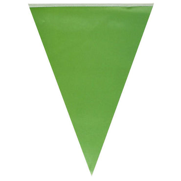 Happy Birthday Colored Flag Banner (10 Pcs) / E-107 Green Birthday & Party Supplies