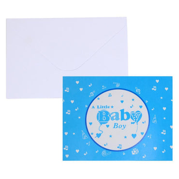 Birthday- Invitation Cards (10 Pcs) Baby Boy / Blue Birthday & Party Supplies