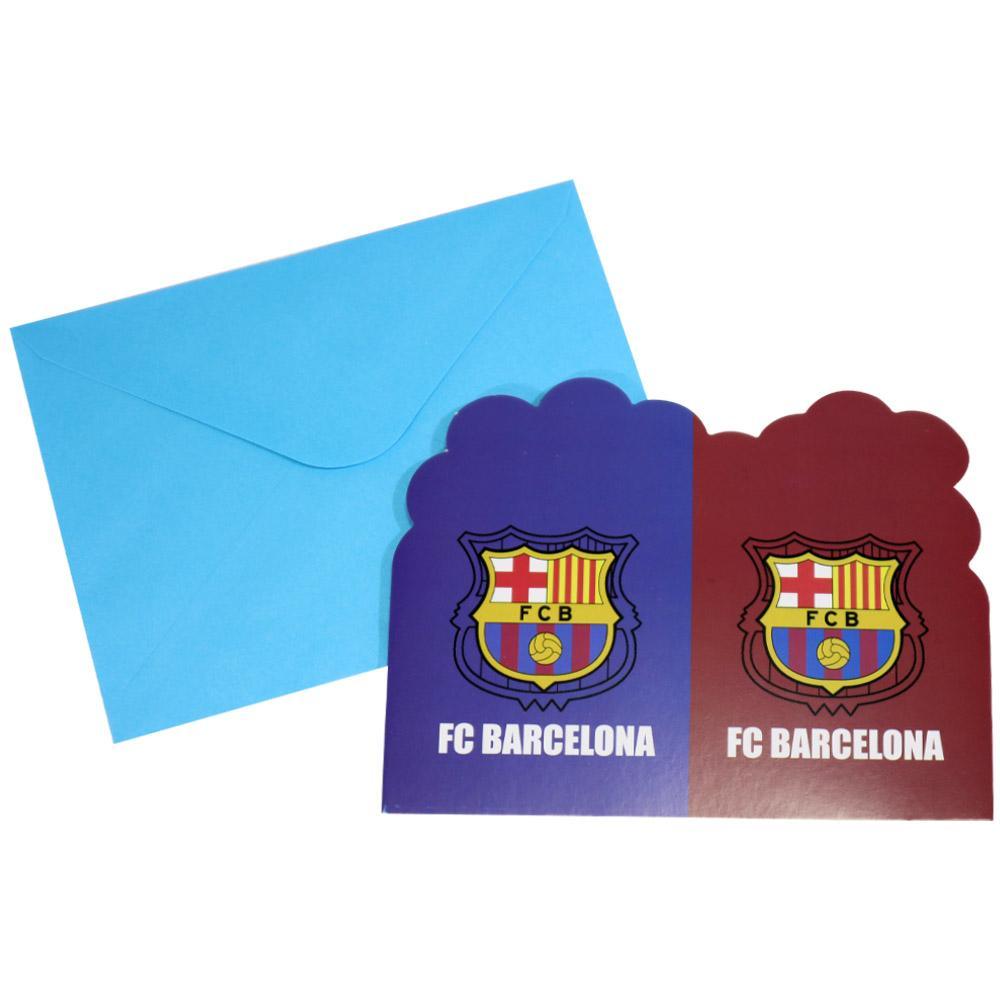 Birthday- Barcelona Invitation Cards ( 6 Pcs) Birthday & Party Supplies