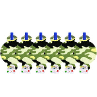 Birthday - Army Blowouts (6 Pcs) / N-91 Birthday & Party Supplies