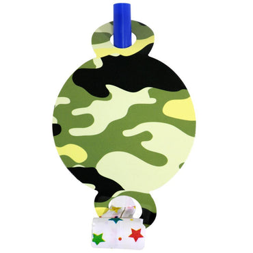 Birthday - Army Blowouts (6 Pcs) / N-91 Birthday & Party Supplies
